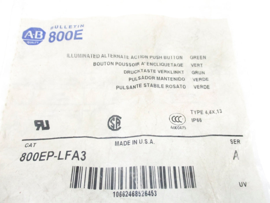 INDUSTRIAL SPARE PART 800EP-LFA3 SER. A NSMP