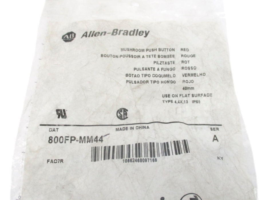 INDUSTRIAL SPARE PART 800FP-MM44 SER. A NSMP