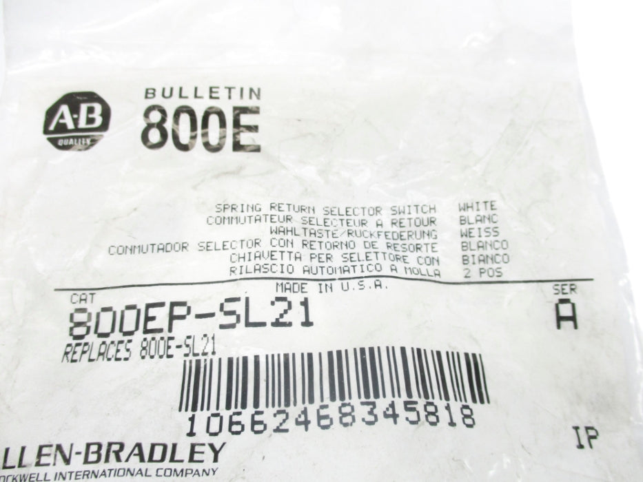 INDUSTRIAL SPARE PART 800EP-SL21 SER. A NSMP