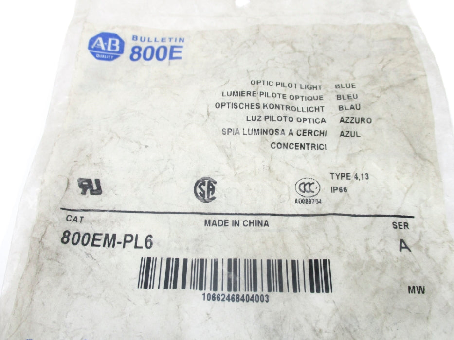 INDUSTRIAL SPARE PART 800EM-PL6 SER. A NSMP