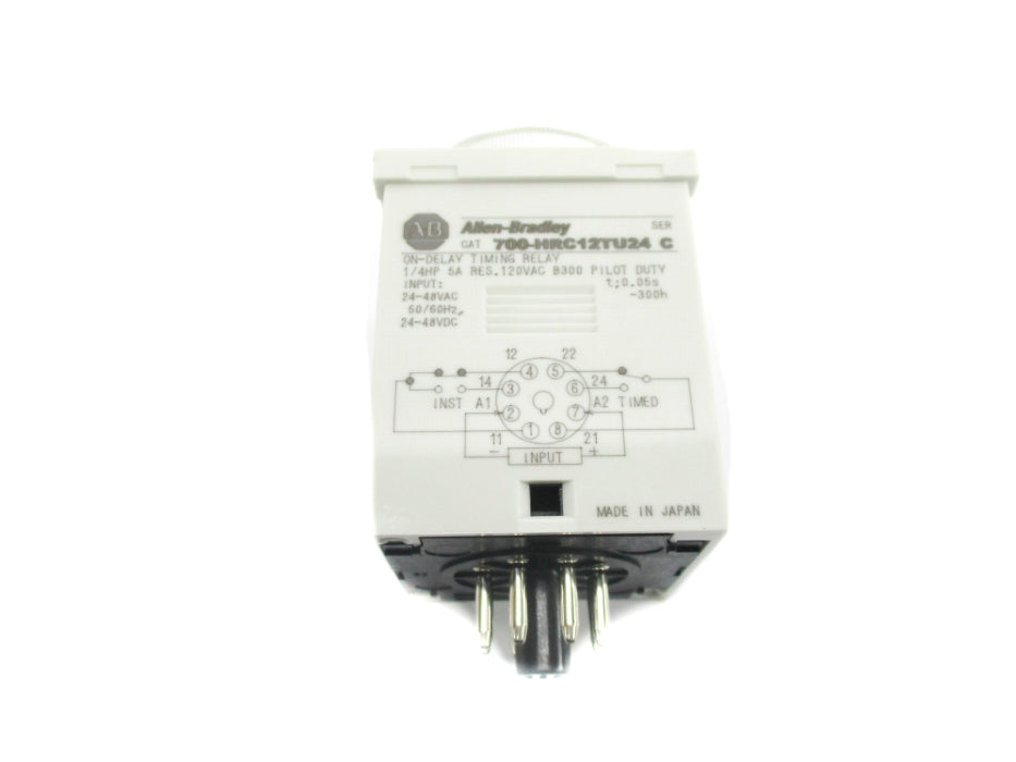 INDUSTRIAL SPARE PART 700-HRC12TU24 SER. C 24/48VAC/DC 5A 0.05S-300H (WH) NSMP