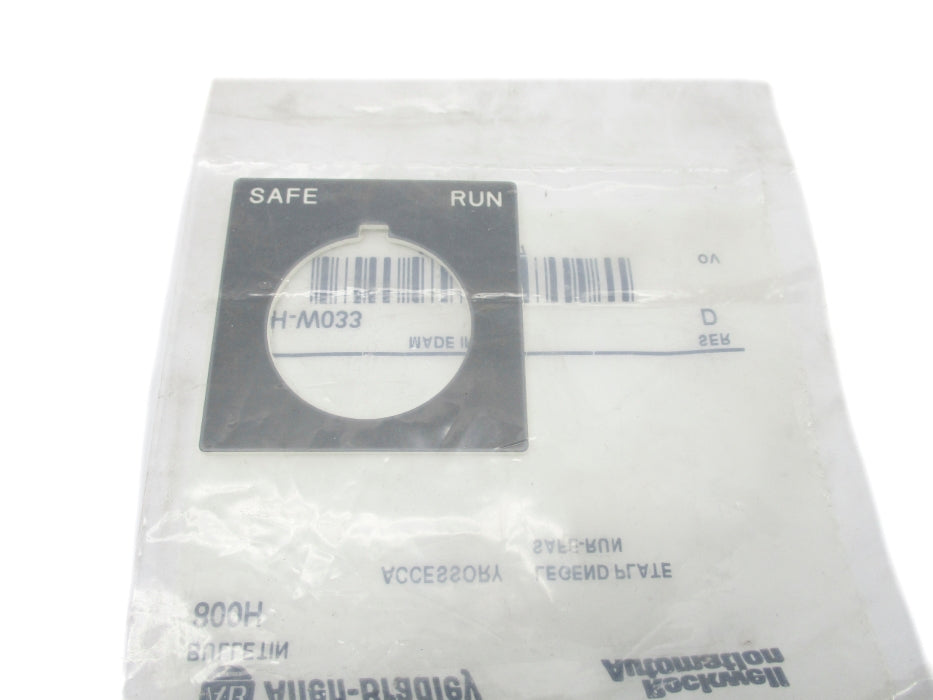 INDUSTRIAL SPARE PART 800H-W033 SER. D NSMP