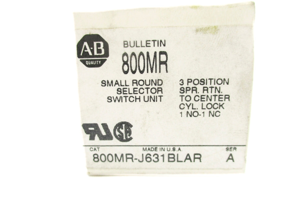 INDUSTRIAL SPARE PART 800MR-J631BLAR SER. A  (WH) NSMP