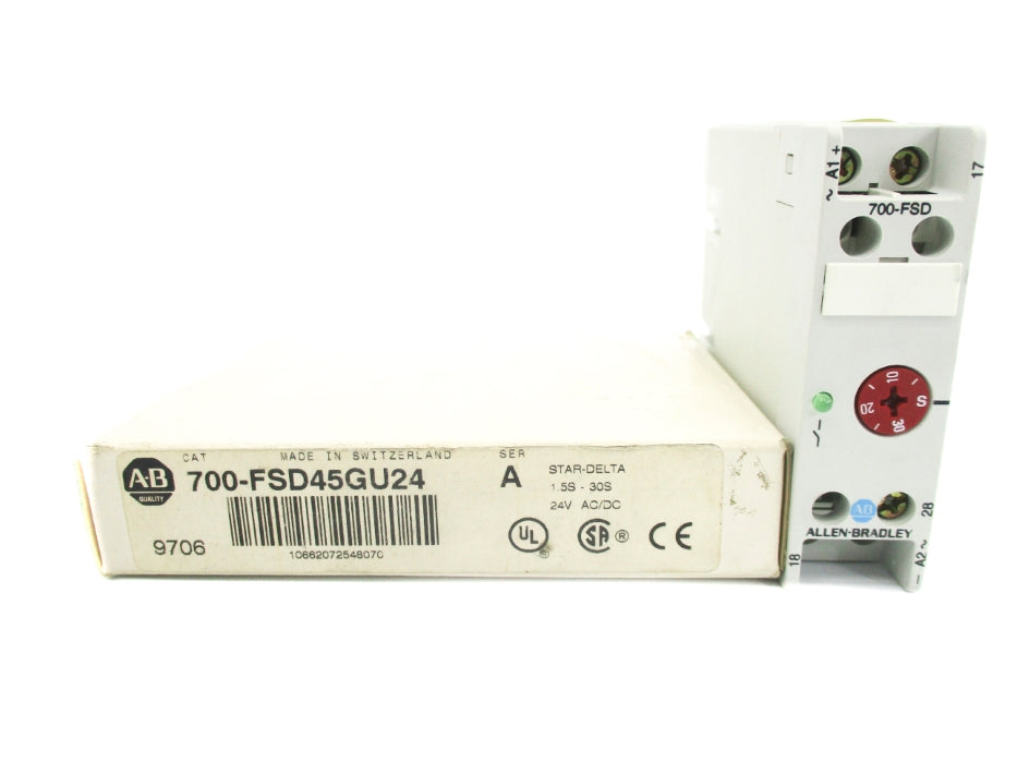 INDUSTRIAL SPARE PART 700-FSD45GU24 SER. A 24VAC/DC 3A 1.5S-30S (WH) NSMP