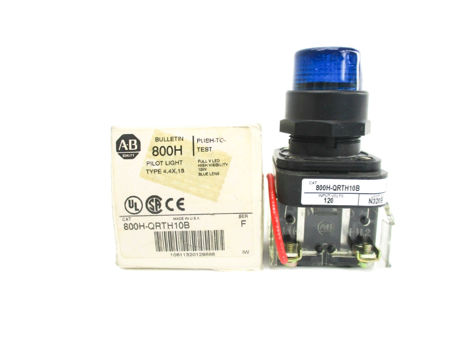 ALLEN BRADLEY 800H-QRTH10B SER. F (WH) NSMP