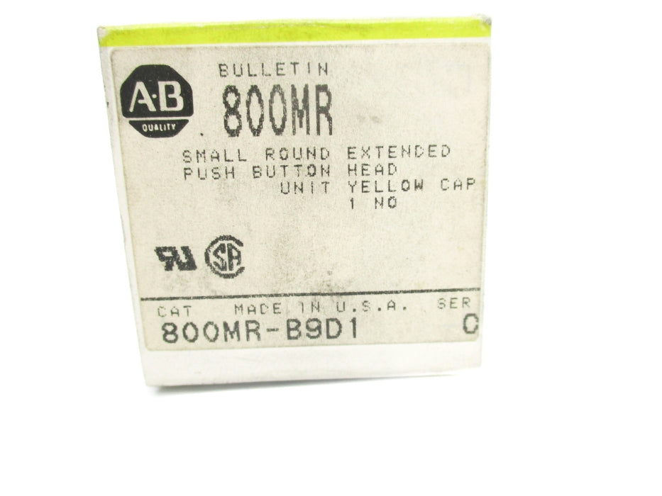 INDUSTRIAL SPARE PART 800MR-B9D1 SER. C (BK/YL) NSMP