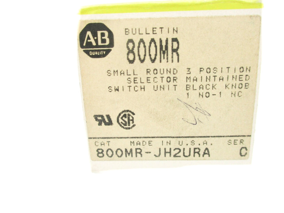 INDUSTRIAL SPARE PART 800MR-JH2URA SER. C (BK/YL) NSMP