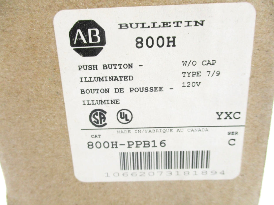 INDUSTRIAL SPARE PART 800H-PPB16 SER. C (BR/WH) NSMP