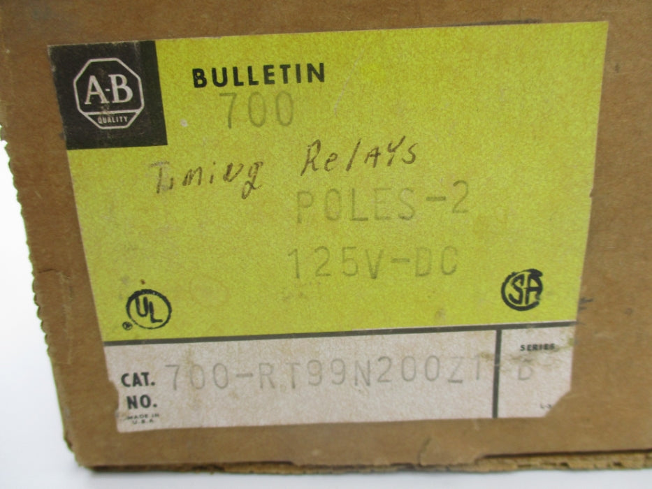 INDUSTRIAL SPARE PART 700-RT99N200Z1 SER. B 125VDC 30A (BR/YL) NSMP