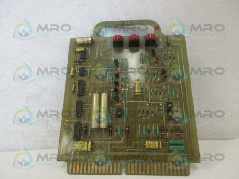 WESTINGHOUSE 229P381H01B PCB UNMP