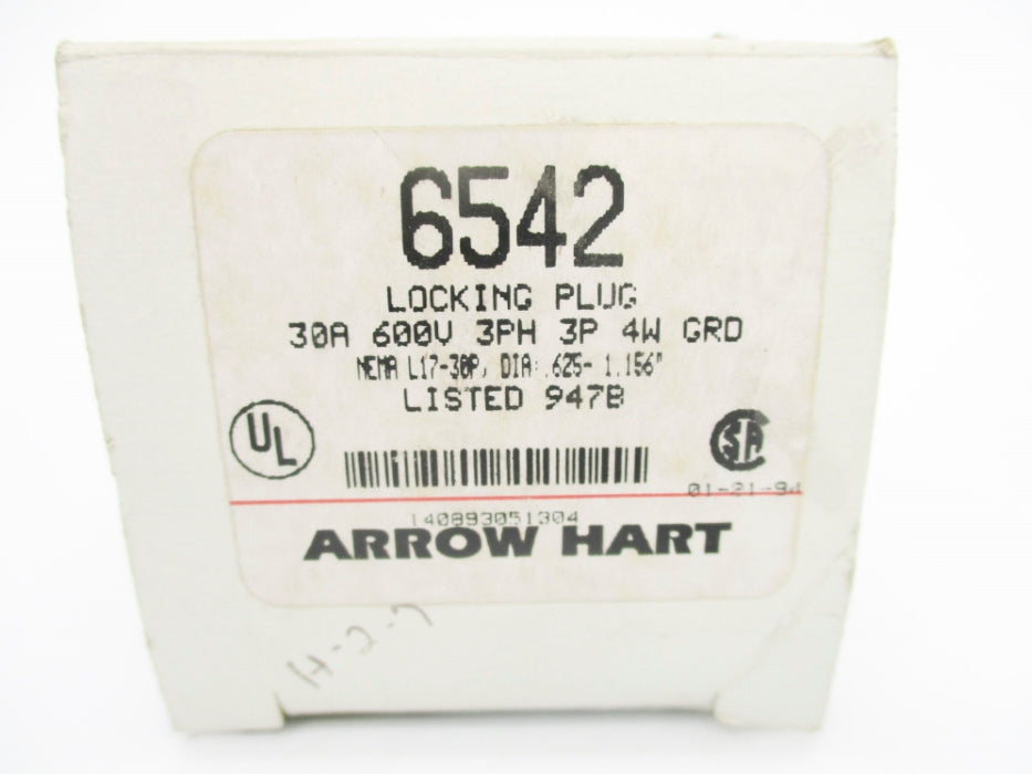 ARROW HART 6542 600V 30A NSMP