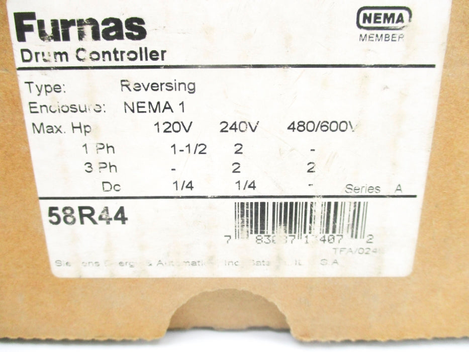 FURNAS 58R44 SER. A 600V NSMP