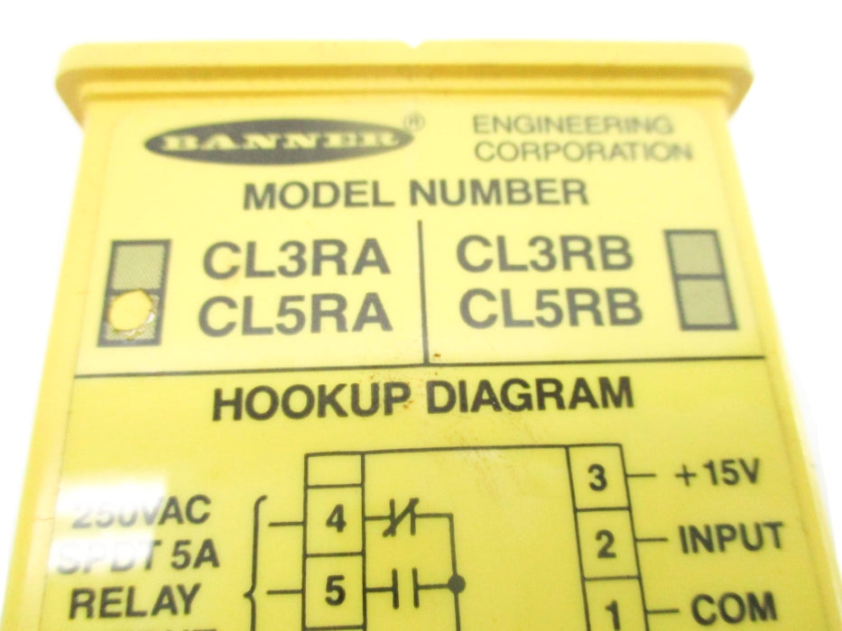 BANNER ENGINEERING CL5RA 15V UNMP