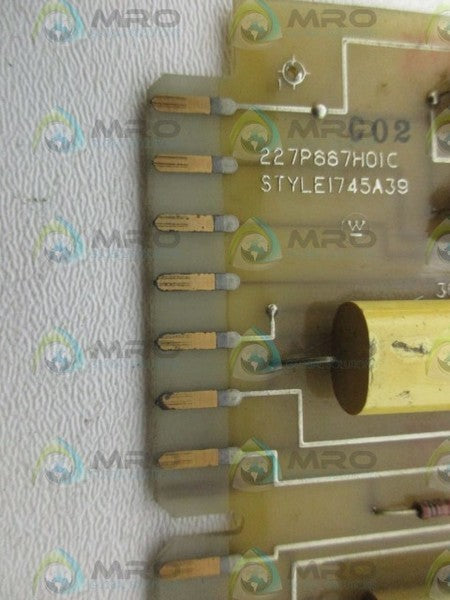 WESTINGHOUSE 227P667H01C PCB UNMP