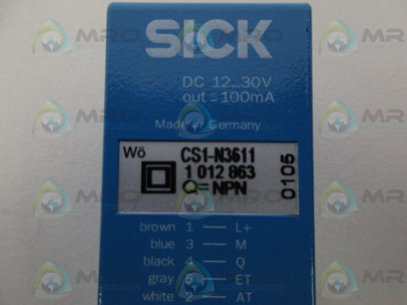 SICK CS1-N3611 COLOR SENSOR NSMP
