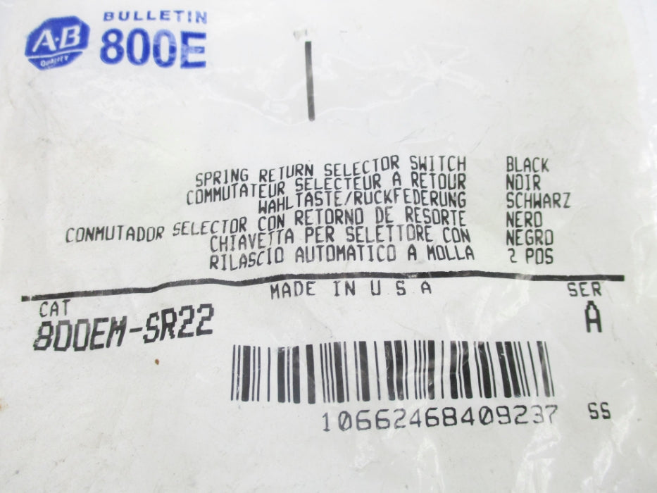 INDUSTRIAL SPARE PART 800EM-SR22 SER. A NSMP