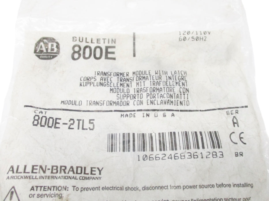 INDUSTRIAL SPARE PART 800E-2TL5 SER. A 110/120V NSMP
