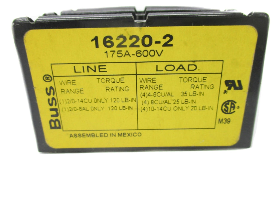BUSSMANN 16220-2 600V 175A NSNP
