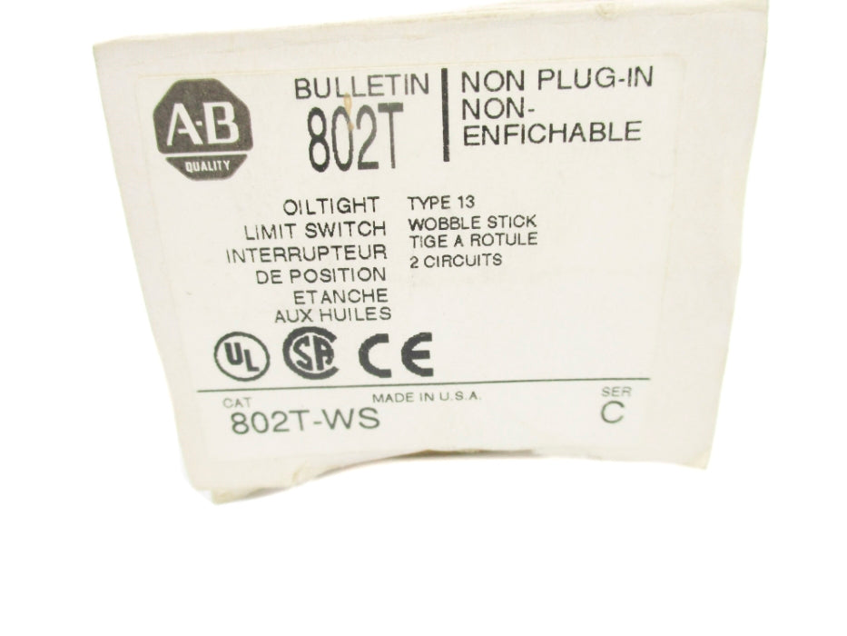 INDUSTRIAL SPARE PART 802T-WS SER. C 120-600VAC 60A (WH) NSMP