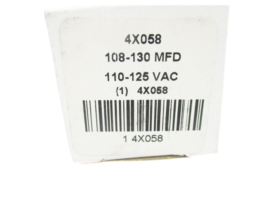 MALLORY 108-130MFD 4X058 NSMP