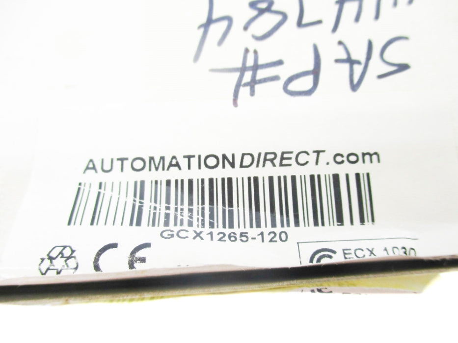 AUTOMATION DRIECT GCX1265-120 (AS PICTURED) NSMP