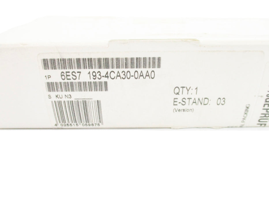 SIEMENS 6ES7193-4CA30-0AA0 (PKG OF 5) NSMP