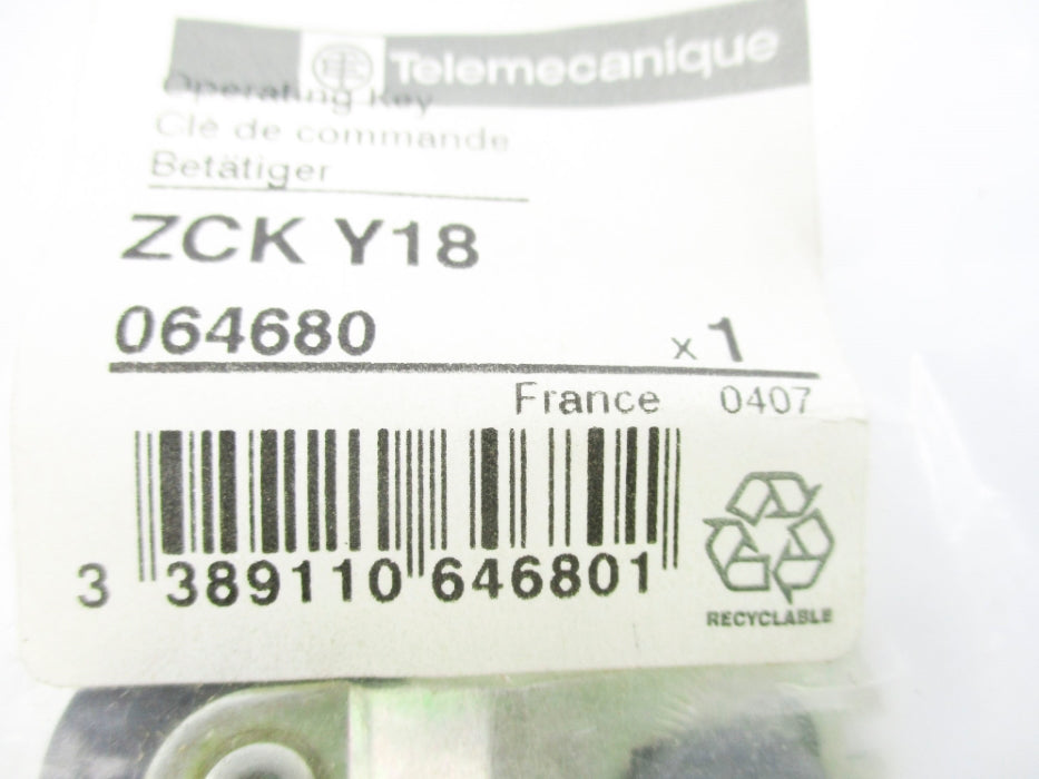 TELEMECANIQUE ZCKY18 064680 NSMP