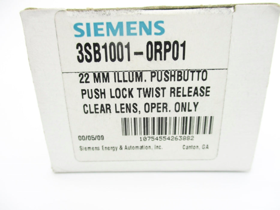 SIEMENS 3SB1001-0RP01 NSMP