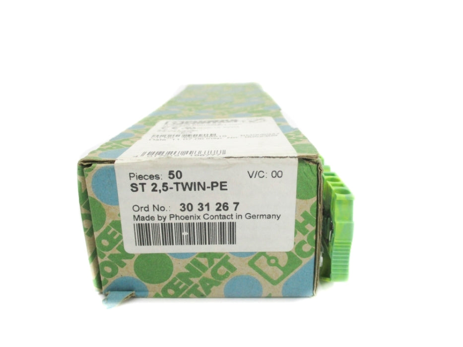 PHOENIX CONTACT ST2.5-TWIN-PE 3031267 (PKG OF 50) NSMP