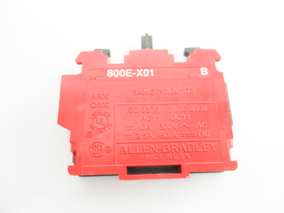 INDUSTRIAL SPARE PART 800E-X01 SER. B 600VAC 10A NSNP