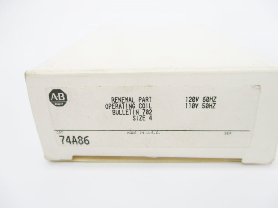 INDUSTRIAL SPARE PART 74A86 110/120V (WH) NSMP