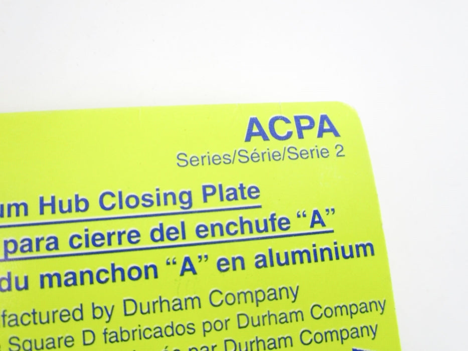 SQUARE D ACPA SER. 2 NSMP
