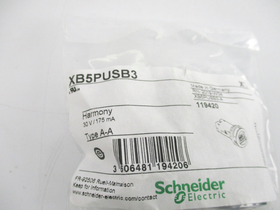 SCHNEIDER ELECTRIC XB5PUSB3 NSMP