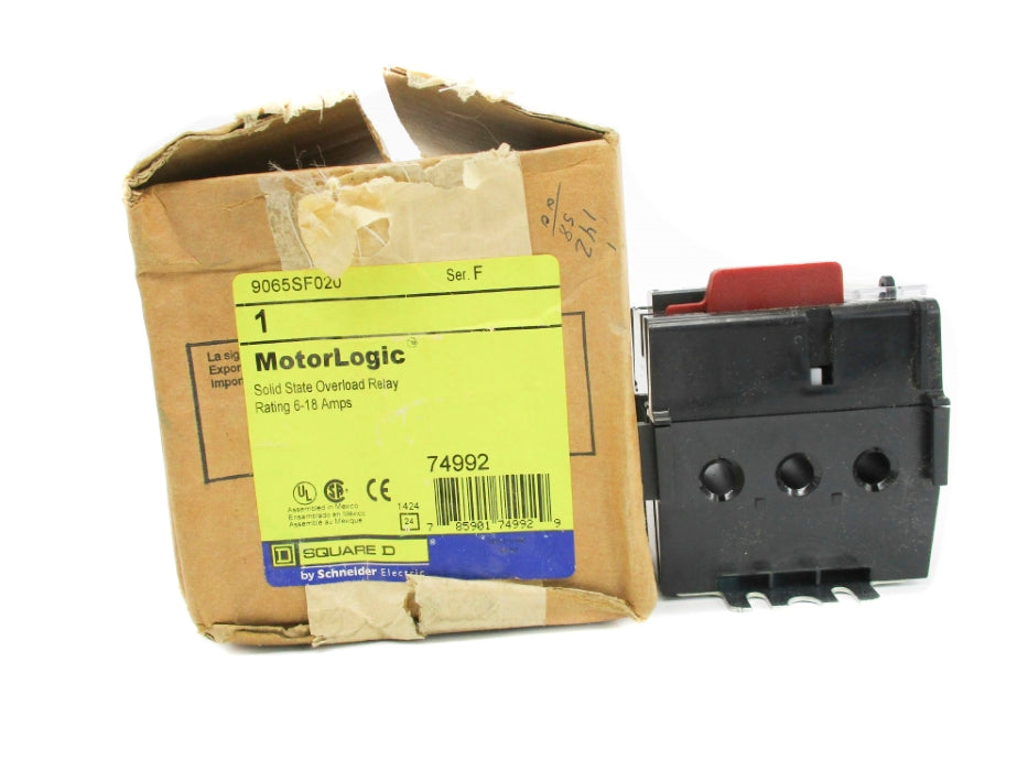 SQUARE D 9065SF020 SER. F 6-18A NSMP