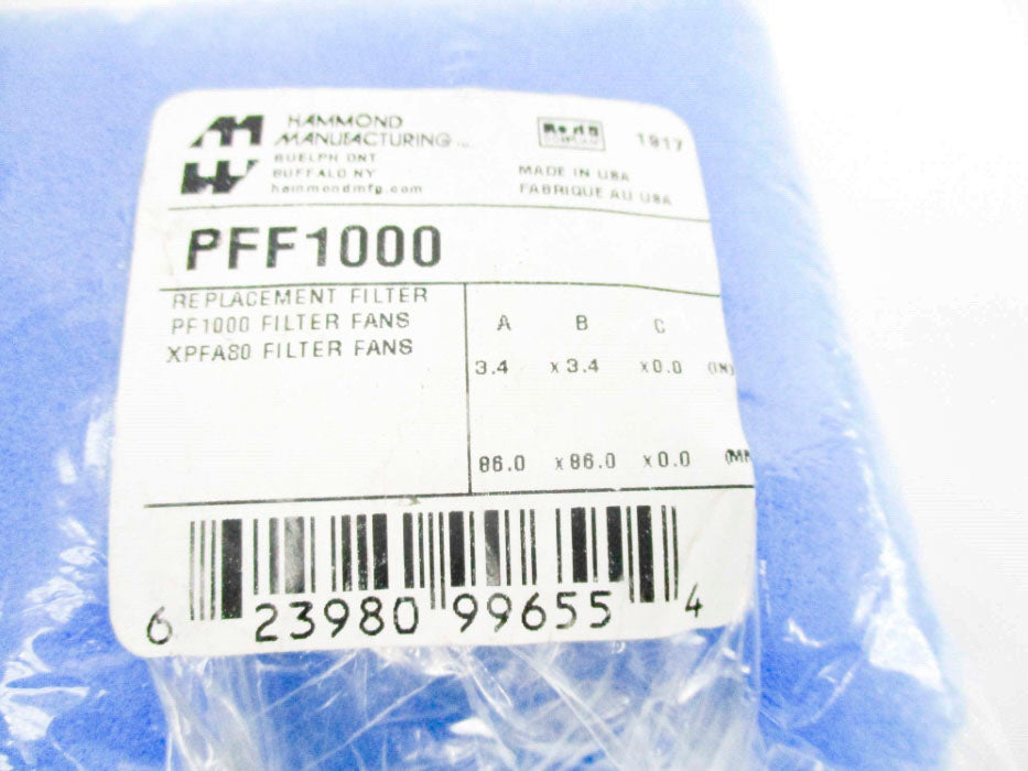 HAMMOND MANUFACTURING PFF1000 NSMP