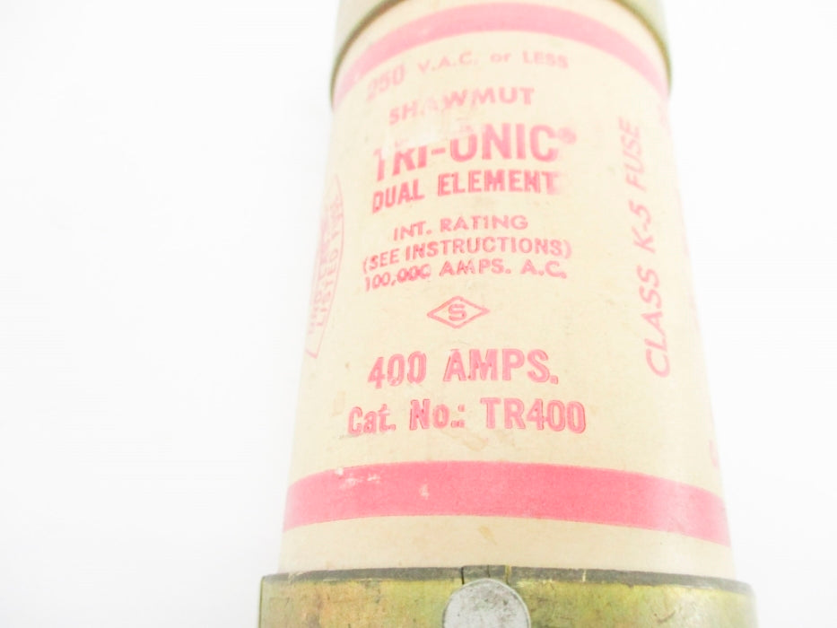TRI-ONIC TR400R 250VAC 400A UNMP