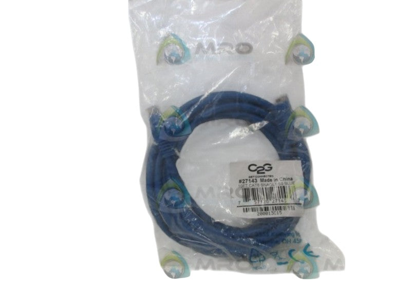 C2G CAT6 BLUE ETHERNET CABLE 10FT NSMP