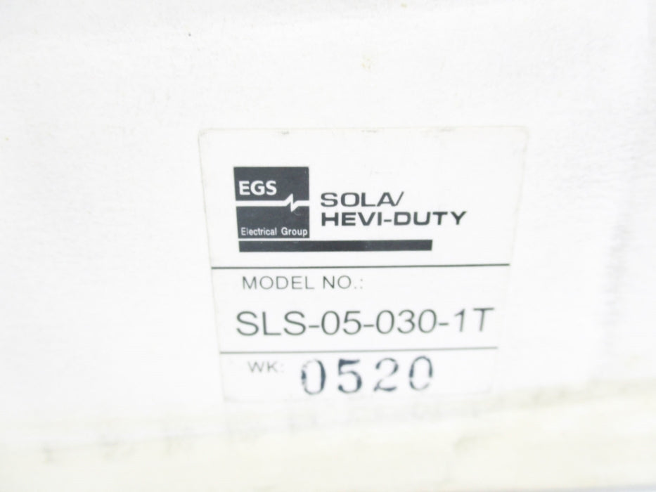 SOLA SLS-05-030-1T 240VAC 0.5A NSMP