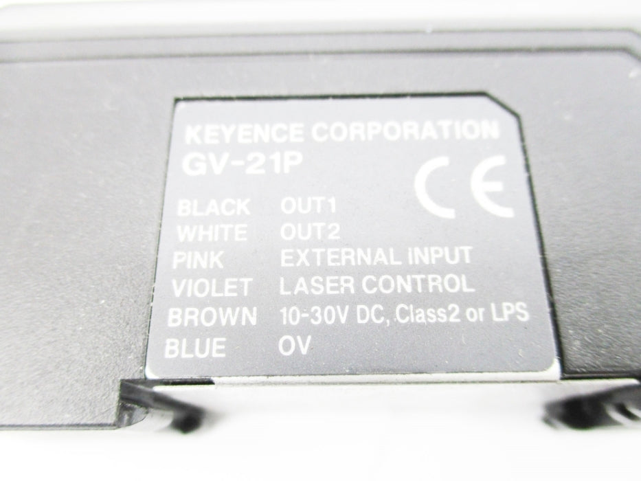 KEYENCE GV-21P 10-30VDC UNMP