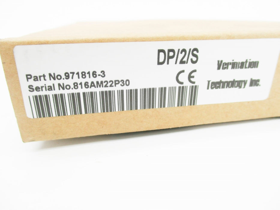 VERIMATION TECHNOLOGY 971816-3 DP/2/S NSMP