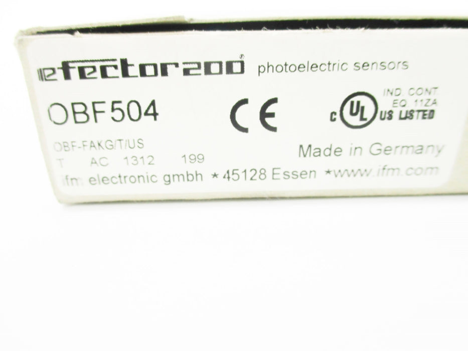 IFM EFECTOR OBF-FAKG/T/US OBF504 NSMP