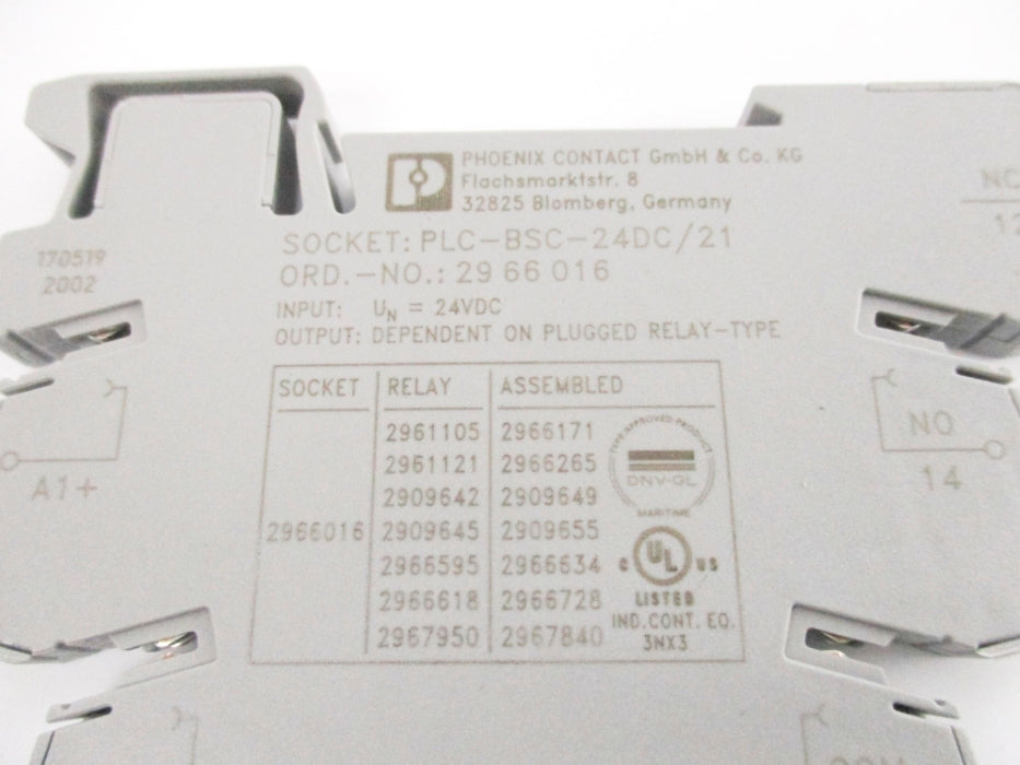 PHOENIX CONTACT PLC-BSC-24DC/21 2966016 NSNP