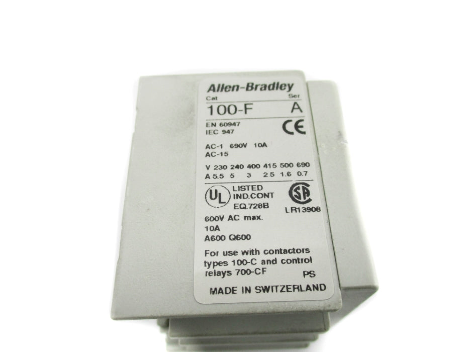 INDUSTRIAL SPARE PART 100-FA22 SER. A 600VAC 10A NSNP