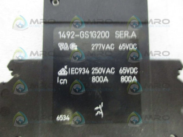 ALLEN BRADLEY 1492-GS1G200 SER.A CIRCUIT BERAKER NSMP