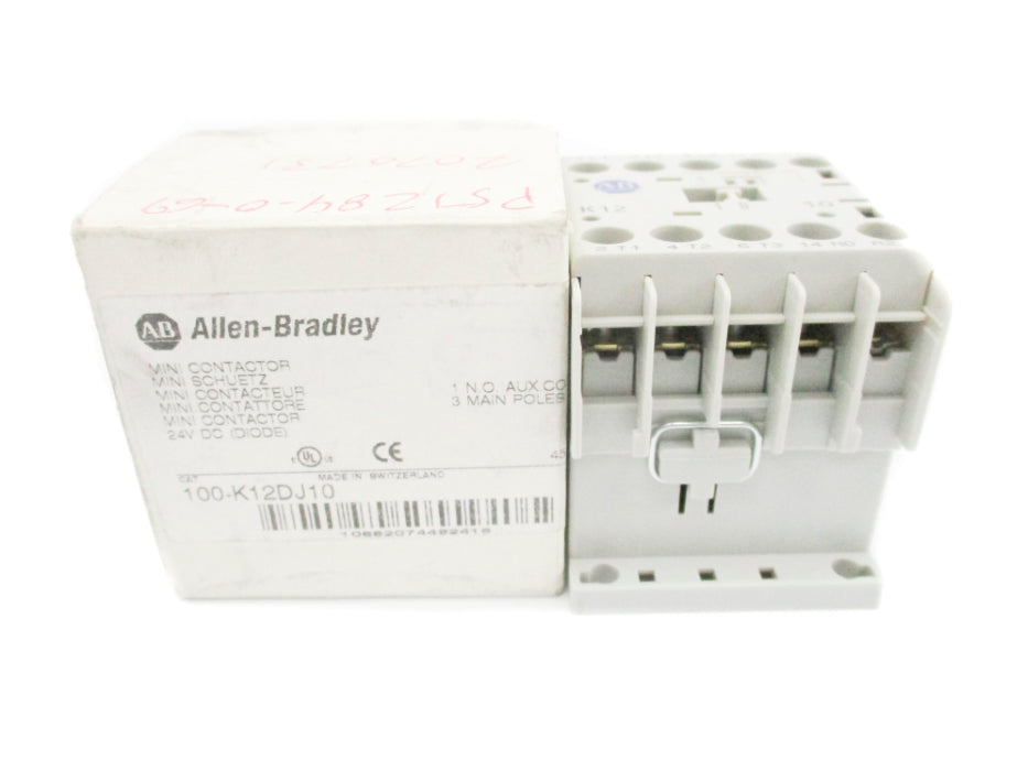 ALLEN BRADLEY 100-K12DJ10 SER. A 24VDC (WH) NSMP