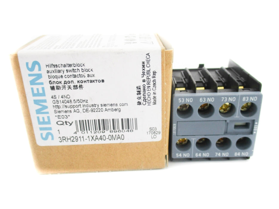 SIEMENS 3RH2911-1XA40-0MA0 NSMP