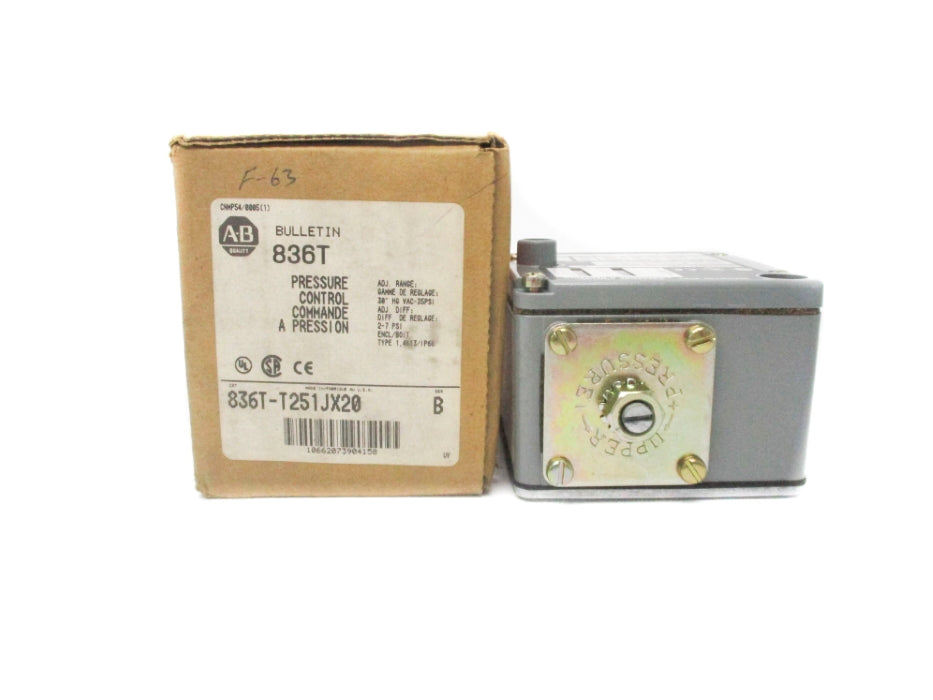 INDUSTRIAL SPARE PART 836T-T251JX20 SER. B 35PSI (BR/WH) NSMP
