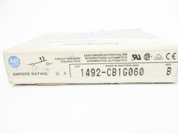 ALLEN BRADLEY 1492-CB1G060 SER. B 277V 6A (GY/BL) NSMP