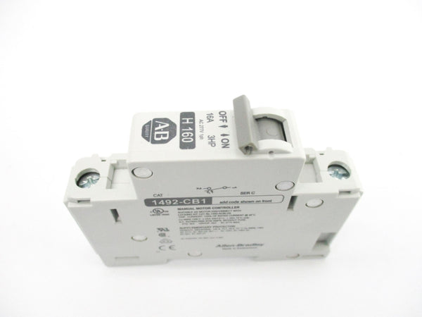 ALLEN BRADLEY 1492-CB1H160 SER. C 277V 16A (WH) NSMP