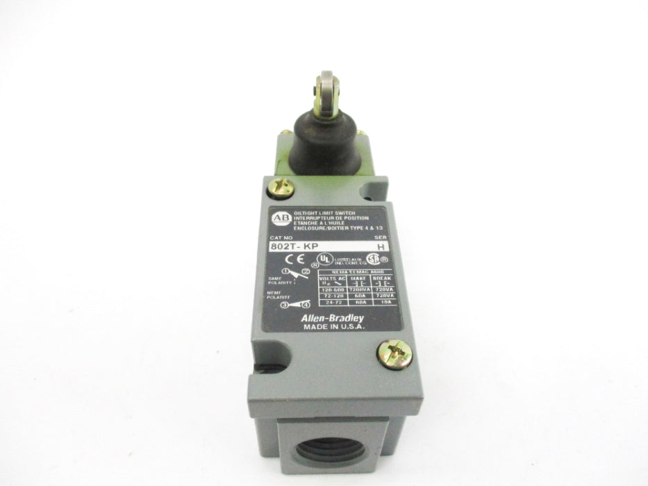 ALLEN BRADLEY 802T-KP SER. H 120-600VAC 60A (WH)  NSMP